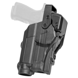 Rapid Force Rapid Force Duty Holster, Outside the Waistband Holster, Level 3 Retention, Fits Sig P320C with Red Dot Optic, Right Hand, Polymer, Black RFS-0691-R-MB-97-D