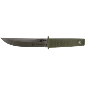 Cold Steel CS17TAA Kobun Lynn Thompson Signature 5.50 in Fixed Tanto Plain AUS-8A SS Blade/4.38 in OD Green Kray-Ex Handle Includes Sheath