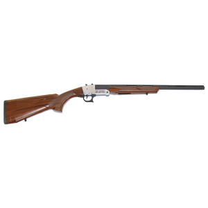 ROCK Island Tk104 Traditional Single Shot 410 Gauge With 20 In Black Parkerized Barrel, 3 In Chamber, 1rd Capacity, Silver Anodized Metal Finish & Woodgrain Finish Synthetic Stock Right Hand (full Size), Shotgun