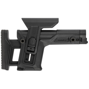 FAB Defense FXRAPS RAPS Rapid Adjustment Precision Stock Integrated Cheek-Rest & Adjustable LOP 1Latch System Black Polymer - Fab Defense