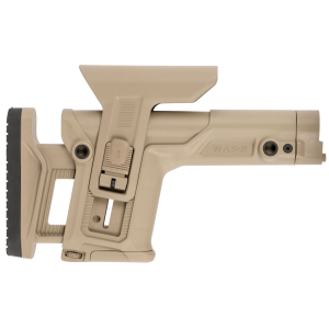 FAB Defense FXRAPST RAPS Rapid Adjustment Precision Stock Integrated Cheek-Rest & Adjustable LOP 1Latch System FDE Polymer - Fab Defense
