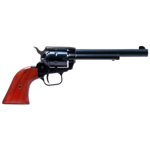 HERITAGE Mfg Rr22b6 Rough Rider 22 Lr 6 Shot, 6.50 In Black Steel Barrel, Black Zinc Alloy Frame, Black Cylinder, Cocobolo Grip, Hammer/thumb Safety, Exposed Hammer , Revolver