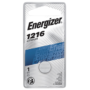 Energizer 46730071 1216 Battery Lithium Coin 3.0 Volt, Qty (72) Single Pack - Rayovac