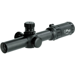 Sun Optics 3 Gun Match Rifle Scope 1-6x24mm T3 w/ Dot Illuminated Reticle CS40-1624IR