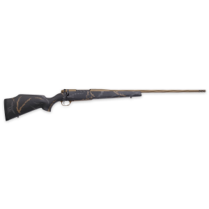 Weatherby MWL05N65RWR6B Mark V Weathermark LTD Full Size 6.5 Wthby RPM 4+1 24 in Burnt Bronze Cerakote Spiral Fluted Barrel, Steel Receiver, Monte Carlo Black w/Gray & Brown Accents Synthetic Stock, Right Hand, Rifle