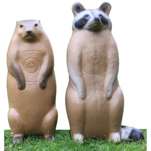 Real Wild Raccoon and Groundhog Combo Target 3D900CR