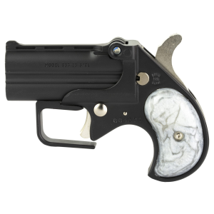 Old West Short Bore, Derringer, 38 Special, 2.75 in Barrels, Matte Finish, Black, Pearl Grips, 2 Rounds, Guardian Package, Trigger Guard SBG38BP - Old West