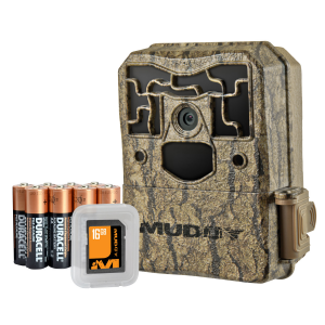 Muddy MUD-MTC800K Pro-Cam 24 Bundle Bark Camo LCD Display 24 MP Resolution Invisible Flash SD Card Slot/Up to 32GB Memory