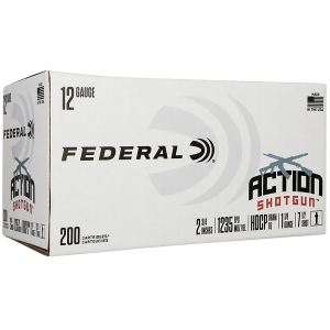 eral AS12H75 Action Shotgun 12 Gauge 2.75 In 1 1/8 Oz 7.5 Shot 200 Per Box/ 1 Cs Ammo