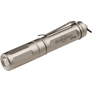 SureFire TITANB Titan Plus Ultra-Compact Nickel Plated Brass White LED 15-300 Lumens 66 Meters Range