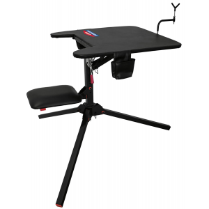 Birchwood Casey MSB300 Swivel Action Shooting Bench Black Steel\t 29 in W x 29 in L