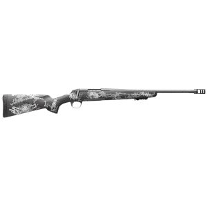 Browning 035585227 X-Bolt Pro SPR 7mm Rem Mag 3+1 22 in Fluted, Carbon Gray Barrel/Rec, Carbon Fiber with Black Gray Splatter Stock, Recoil Hawg Muzzle Brake - Browning