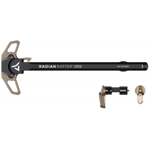 Radian Weapons R0299 Raptor Charging Handle & 45/90 Talon Safety\t FDE\t Ambi Controls\t Fits Mil-Spec AR-15/M16 Platform