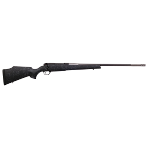 Weatherby MAM01N257WL8B Mark V Accumark Full Size 257 Wthby Mag 3+1 26 in Spun Stainless w/Graphite Black Cerakote Fluted Threaded Barrel, Steel Receiver, Monte Carlo Gray Webbed Black Fiberglass Stock, Left Hand, Rifle