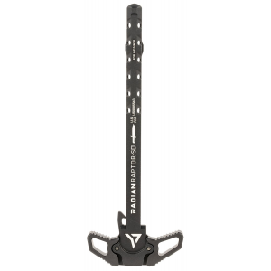 Radian Weapons R006BLEM Raptor SD *BLEM Ambi Charging Handle\t Black\t Gas Ported Shaft\t Fits Mil-Spec AR-15/M16 Platform