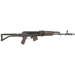 Arsenal SAM7SF-84EPM SAM7SF 84E 7.62x39mm 10+1 16.33 in Black Steel Threaded Barrel, Black Forged & Milled Aluminum Receiver, Black Synthetic Folding Right Side Stock, Plum Polymer Grip