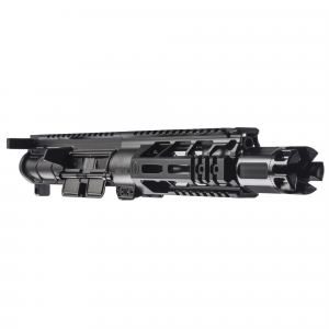 Primary Weapons Systems MK107 Mod 2, Semi-auto Rifle, SBR, 223 Wylde, 7.75 in Barrel, Long Stroke Piston System, PWS CQB Compensator, Anodized Finish, Black, BCM Stock, 30 Rounds, 1 Mag, Ambidextrous, Radian Raptor Charging Handle 22-2M107RA1B-NFA