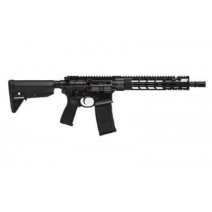 Primary Weapons Systems MK111, MOD 2-M, Semi-auto, Short Barreled Rifle, 223 Wylde, 11.85 in Barrel, PWS Triad Compensator, Anodized Finish, Black, BCM Adjustable Stock, BCM Grip, Radian Raptor Ambide