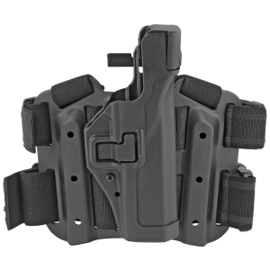 BLACKHAWK Level 3 Tactical SERPA Holster 430600BK-R, Fits Glock 17/19/22/23/31/32, Right Hand, Black 430600BK-R