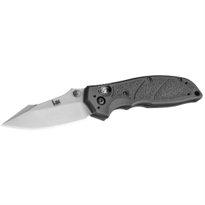Hogue HK Exemplar 54156, Folding Knife, 154-CM, Plain Edge, Clip Point Blade, 3.25 in, Stone Tumbled Blade Finish