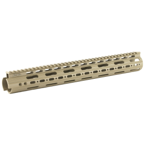 Leapers, Inc. - UTG Handguard, Fits AR Rifles, 15 in Super Slim, Free Float, Flat Dark Earth Cerakote MTU019SSD - Leapers