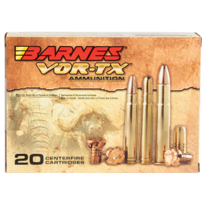 BARNES Bullets 22018 Vor-tx Safari 416 Rem Mag 400 Gr Round Nose Banded Solid 20 Per Box/ 10 Cs
