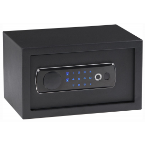 Bulldog BD5010 Duo Digital Keypad/Biometric/Key Entry Black Powder Coat Steel Holds 1 Handgun LED Keypad