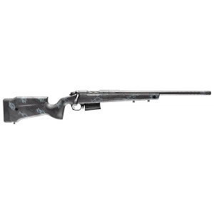 Bergara Rifles B14SM759CF B-14 Crest 6.5 PRC 3+1 20 in Sniper Gray Cerakote #5 Contour Threaded Barrel, Sniper Gray Cerakote Steel Receiver, Black & Gray Sponge Fixed Carbon Fiber Stock