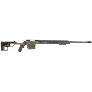 Christensen Arms 8010303400 Modern Precision 338 Lapua Mag 27in Threaded Barrel 5+1, Black Cerakote Rec, Desert Brown Folding Stock, Polymer Grip - Christensen Arms