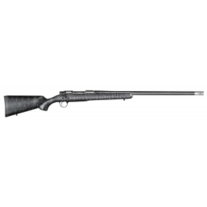 CHRISTENSEN Arms Ca10299315311 Ridgeline 7mm Rem Mag 3+1 26in Carbon Fiber/threaded Barrel, Tungsten Gray Cerakote, Black With Gray Webbing Stock