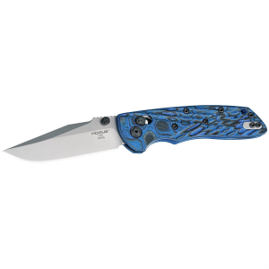 Hogue Deka 24273, Folding Knife, CPM-20CV, Plain Edge, Clip Point Blade, 3.25 in, Stone Tumbled Blade Finish