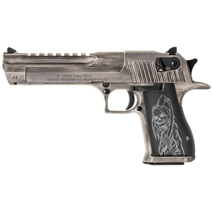 Magnum Research Desert Eagle Mark XIX Pistol DE44WMDR, 44 Magnum, 6, Single Action, Grim Reaper Finish, 8 Rds