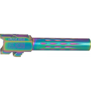 Faxon Glock 19 Barrel 9Mm Flame Fluted Non Threaded Cham GB910N19LGQNNCR