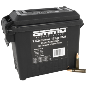 818778023462 AMMO Incorporated 762x39122fmjb250 Signature 7.62x39mm 122 Gr Full Metal Jacket (fmj) 250rd Can 818778023462 175399