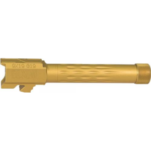 Faxon Glock 19 Barrel 9Mm Flame Fluted Threaded Tin GB910N19LGQTTIN