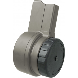 Aim Sports W15TU Warrior Systems 50rd 5.56x45mm NATO Drum For AR-15 Gray Cerakote