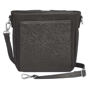 Gun Toten Mamas/kingport GTM201DBBK BOHO Mini X-Body Washable Black Leather Includes Mini Holster