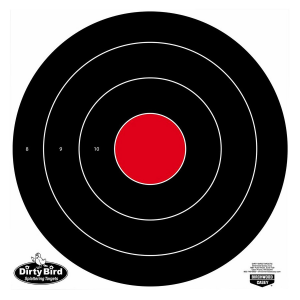 Birchwood Casey 35181 Dirty Bird Bullseye Tagboard Target 17.25 in 100 Per Pkg