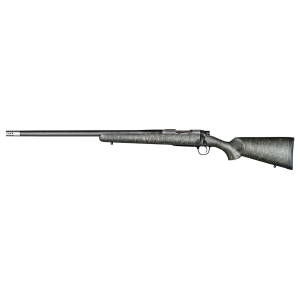 Christensen Arms 8010600900 Ridgeline 7mm-08 Rem 4+1 24in Carbon Fiber/Threaded Barrel, Natural Stainless, Green with Black/Tan Webbing Stock, Left Hand