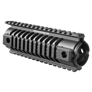 FAB Defense FXNFR NFR Quad Rail for Carbine Length M16 1913 Mil-Spec Picatinny Rails Black Anodized Aluminum - Fab Defense