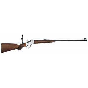 Davide Pedersoli 010S822457 Rolling Block Creedmoor #2 Full Size 45-70 Gov 1rd, 30 Blued Round Steel Barrel, Blued Steel Receiver, Walnut Fixed Stock, Double Set Trigger, Right Hand