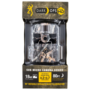Browning Trail Cameras 6HD-MAX Dark Ops HD Apex Advantage Max-4 18 MP Resolution Invisible Flash Invisible Infrared Flash SDXC Card Slot/Up to 512GB Memory