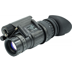 Armasight KPVS14GHPREMI1 PVS-14 w/Helmet Kit Black Night Vision Monocular 1x 27mm Gen 3 Ghost White Phosphor/2376 FOM Intensifier Tube Features M/L Helmet Mount
