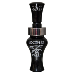 Echo Calls 80002 Boss Open Call Single Reed Mallard Sounds Attracts Ducks Black Acrylic