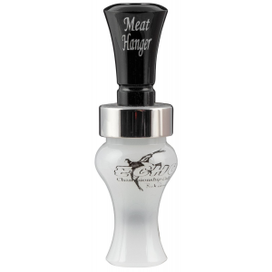 Echo Calls 79010 Meat Hanger Double Reed Mallard Sounds Attracts Ducks Black/Pearl Acrylic