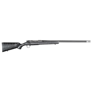 Christensen Arms CA10299515211 Ridgeline 26 Nosler 3+1 26in Carbon Fiber/Threaded Barrel, Tungsten Gray Cerakote, Black with Gray Webbing Stock