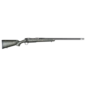 Christensen Arms CA10299515213 Ridgeline 26 Nosler 3+1 26in Carbon Fiber/Threaded Barrel, Natural Stainless, Green with Black/Tan Webbing Stock