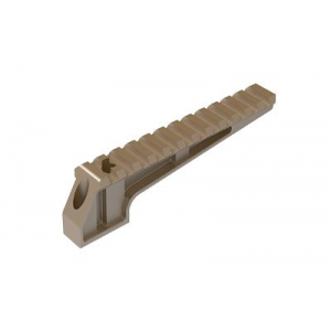 Badger Ordnance Condition One CLIF 700-21, 12 Slot Rail, Fits the Badger C1 Unimounts, Anodized Finish, Tan 700-21