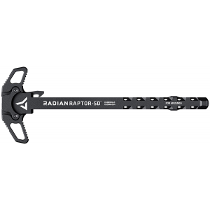 Radian Weapons R0006 Raptor SD Ambi Charging Handle\t Black\t Gas Ported Shaft\t Fits Mil-Spec AR-15/M16 Platform