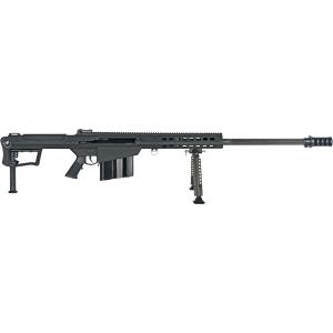 Barrett 18216 M107A1 50 BMG 20 in 10+1 Black Anodized Black w/ Polymer Grips - Barrett